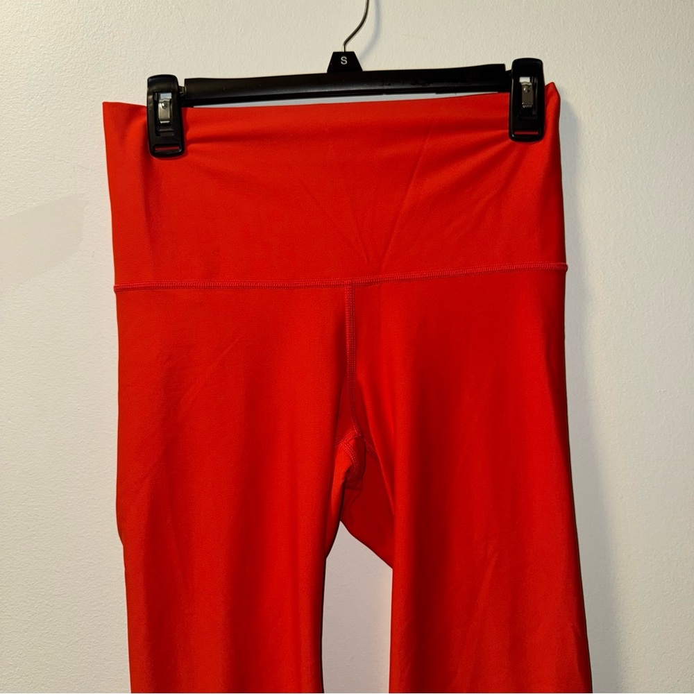 Vibrant Red High-Waisted Leggings